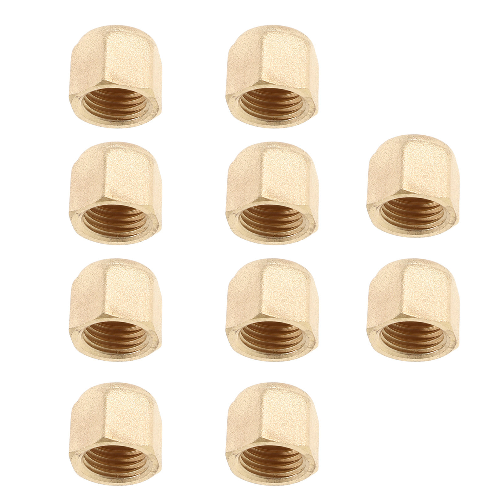 Compression Fitting Brass - 10 قطع من أغطية وصلات الضغط
