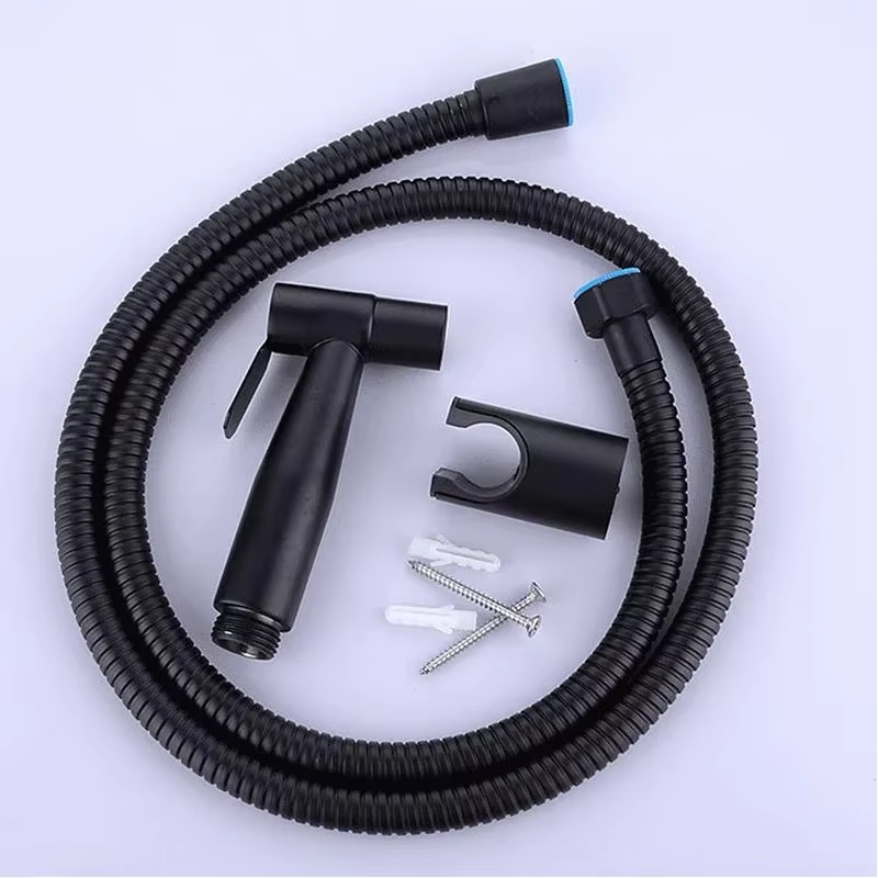 Toilet Fill Valve - صنبور بيديه للمرحاض، رشاش يدوي أسود