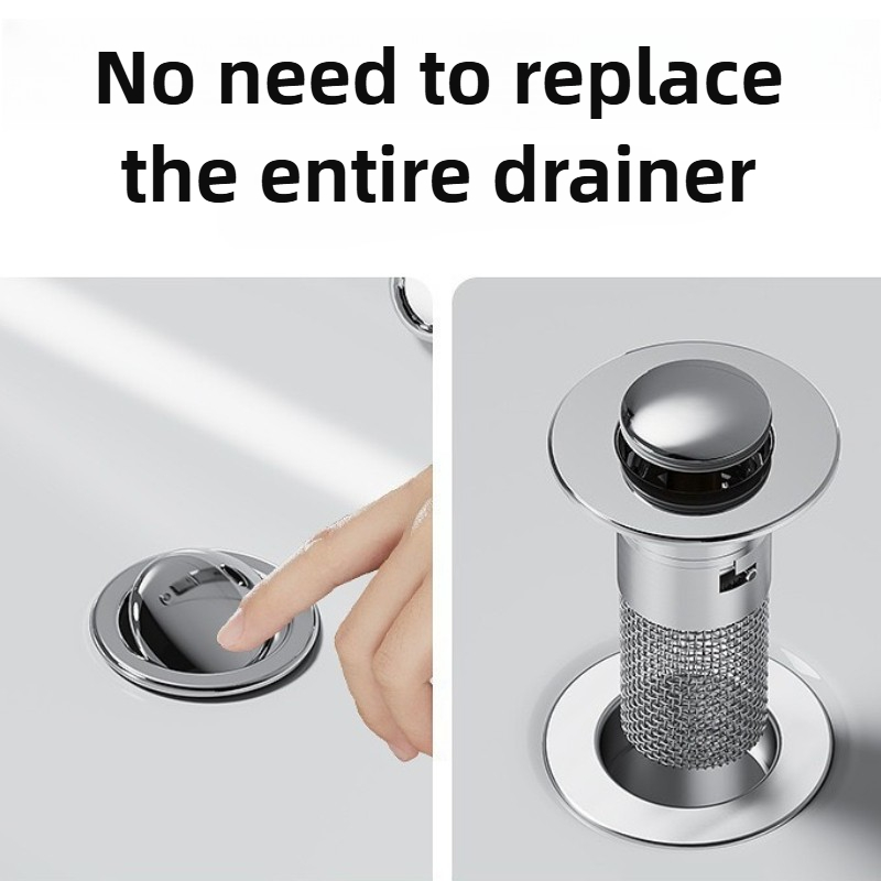 فلتر تصريف حوض الفولاذ المقاوم - مراجعة Drain Pipe Clip وسعره