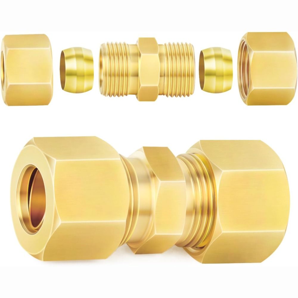 وصلة ضغط نحاسية مستقيمة متعددة - مراجعة Compression Fitting Brass وسعره
