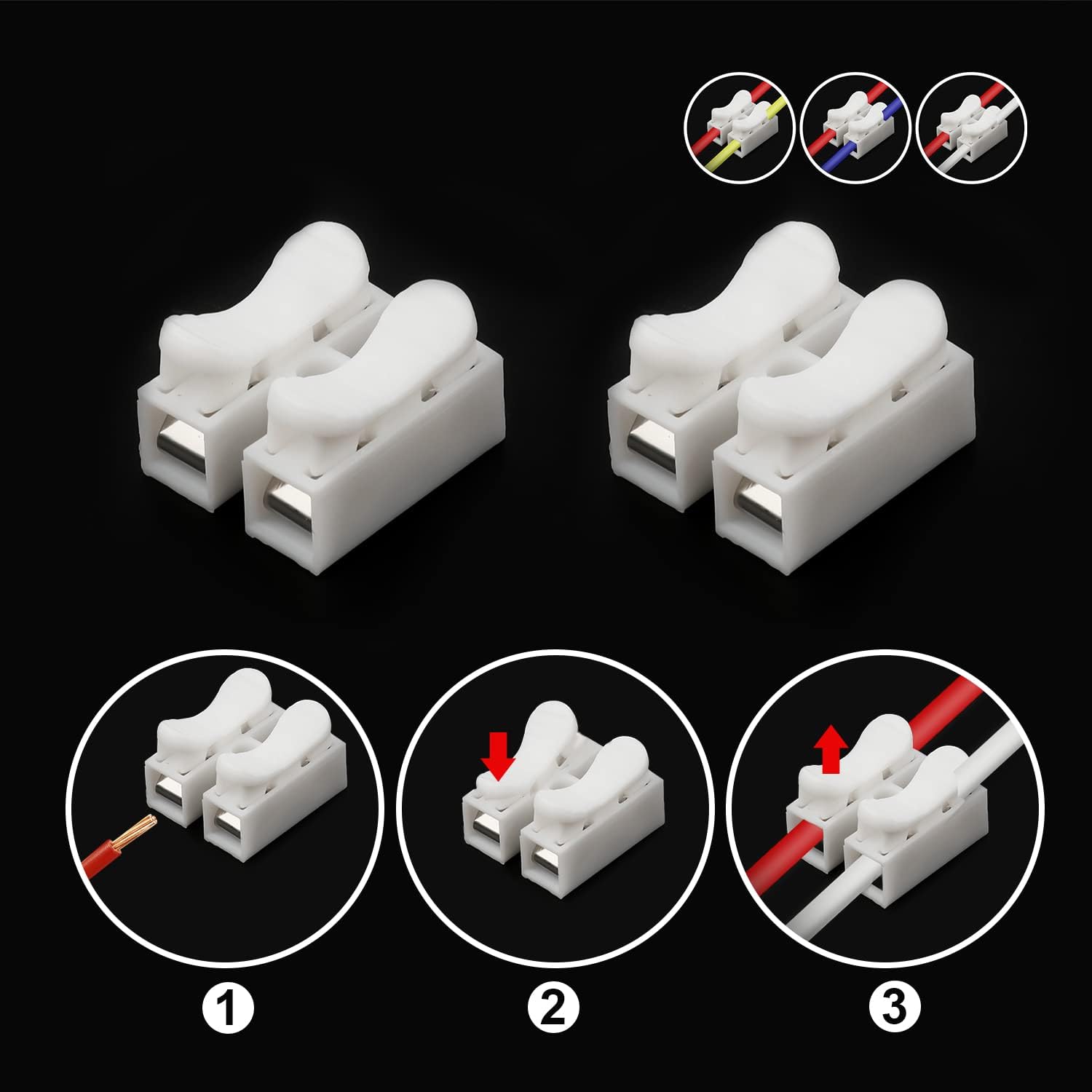موصلات كهربائية محملة بنابض لل - مراجعة Push Fit Connector وسعره